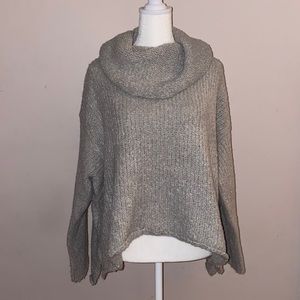Kye Mi Cowl Neck Grey Sweater
